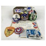 Political Campaign Buttons and Ephemera, 1960s-198