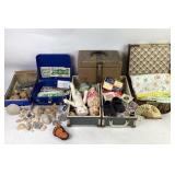 Three Chests With Miniature Baby Dolls, Childhood