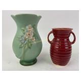 Weller a-8 flower vase, McCoy double handle