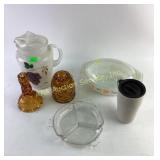 Glassware and Kitchenware Including Pyrex, Moon an