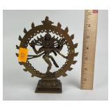 India bronze or brass Nataraja Hindu deity statue