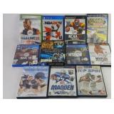 Video Games and Movie DVDs Featuring Sports and Ad