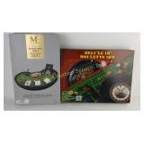 Blackjack Tabletop Game and Deluxe Roulette Set