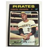 1971 Topps Roberto Clemente #630 baseball card.