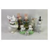 Decorative Ceramic and Porcelain Rabbits