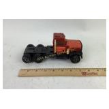 Red And Black Die-Cast Semi-Truck Model