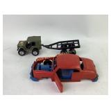Plastic Toy Car and Military Jeep with Detachable