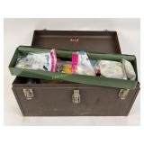 Kennedy metal toolbox with various tools and