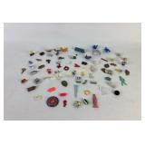 Cracker Jack Prizes, Charms- Metallic, Plastic.