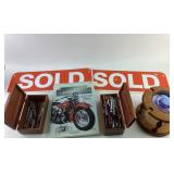 Harley-Davidson Catalog, Wooden Boxes with Pens, S