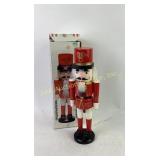Red Wooden Nutcracker With Box