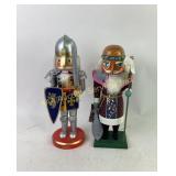 Nutcracker Figures Featuring Knight and Whimsical