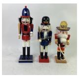 Wooden Nutcracker Figures in Uniforms