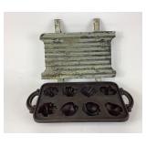 Cast Iron Baking Mold with Fruit and Nut Designs