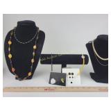 Costume Jewelry: Anne Klein Necklace, costume earr