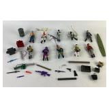 1980s GI Joe Action Figures With Accessories