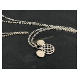 Sterling Silver Disney Necklace