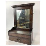 Arts and Craft Mirror with storage