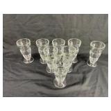 Princess House Soda Fountain-Style Tulip Glasses