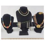 Costume Jewelry: Napier Necklace and Bracelets