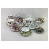 Porcelain Cups, Saucers, and Decorative Tableware