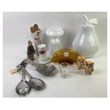 Willow Tree Figurines, Milk Glass, Owl Shakers, Am