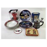 Easyriders Plates, Coca-Cola Items, Star Wars Gobl