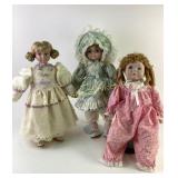 Porcelain Dolls in Period Clothing
