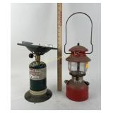 Coleman Propane Fuel and Pyrex/Coleman Lantern