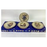 Hummel Annual Plates 1972-1975 with Original Boxes