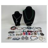 Costume Jewelry With Brighton Bracelet, Stone Neck