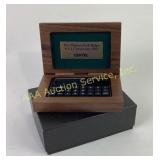 Centel Promotional Calculator With Wooden Gift Box