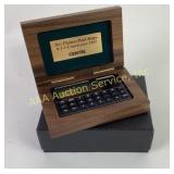 Centel Branded Desk Display With Calculator and Pl
