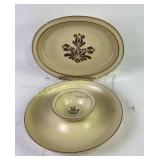 Pfaltzgraff Dish with Bowl and platter with Floral