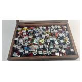 Die-Cast Sprint Cars in Display Case