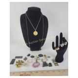 Costume Jewelry: Sophia Necklace, Sara Cov Ring, P