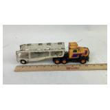 Die-Cast Semi Truck With Car Carrier Trailer