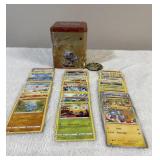 Stacking Cubone Tin with cards