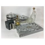 Mikasa Glass Tray; Serveware and Small Glass Pitch