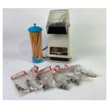 Popcorn Machine With Replacement Parts and Straw D