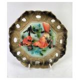 1Napcoware Ceramic Wall Plate With Cardinal Design