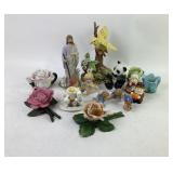 Porcelain and Ceramic Figurines and Capodimonte Fl