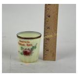 Victorian uranium custard glass souvenir