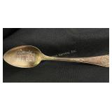 Sterling souvenir spoon Central School House Van