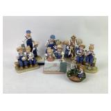 Homco Denim Days Figurines Featuring Farm and Coun