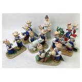 Home Interiors Figurines Featuring Farm-Themed Cha