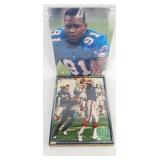 Signed Football Photo and Framed Football Action P