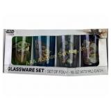 Star Wars Mandalorian 16 oz Glassware Set