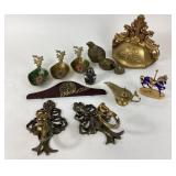 Brass Genie Lamp, Nutcracker Trinket Dishes, Georg
