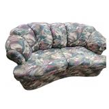 Floral love seat, 67in